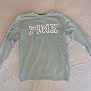 PINK brand mint green sweatshirt